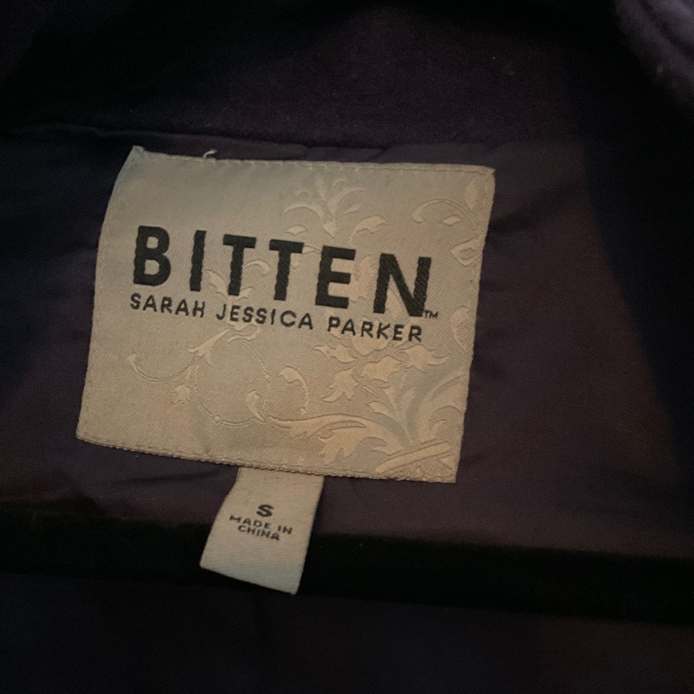 Bitten by Sarah Jessica Parker Purple Pea Coat - Picture 3 of 3